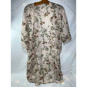 Live4Truth Hippie Boho Floral Kimono Size XL
